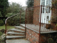 Decorative Handrail and Matching Railings