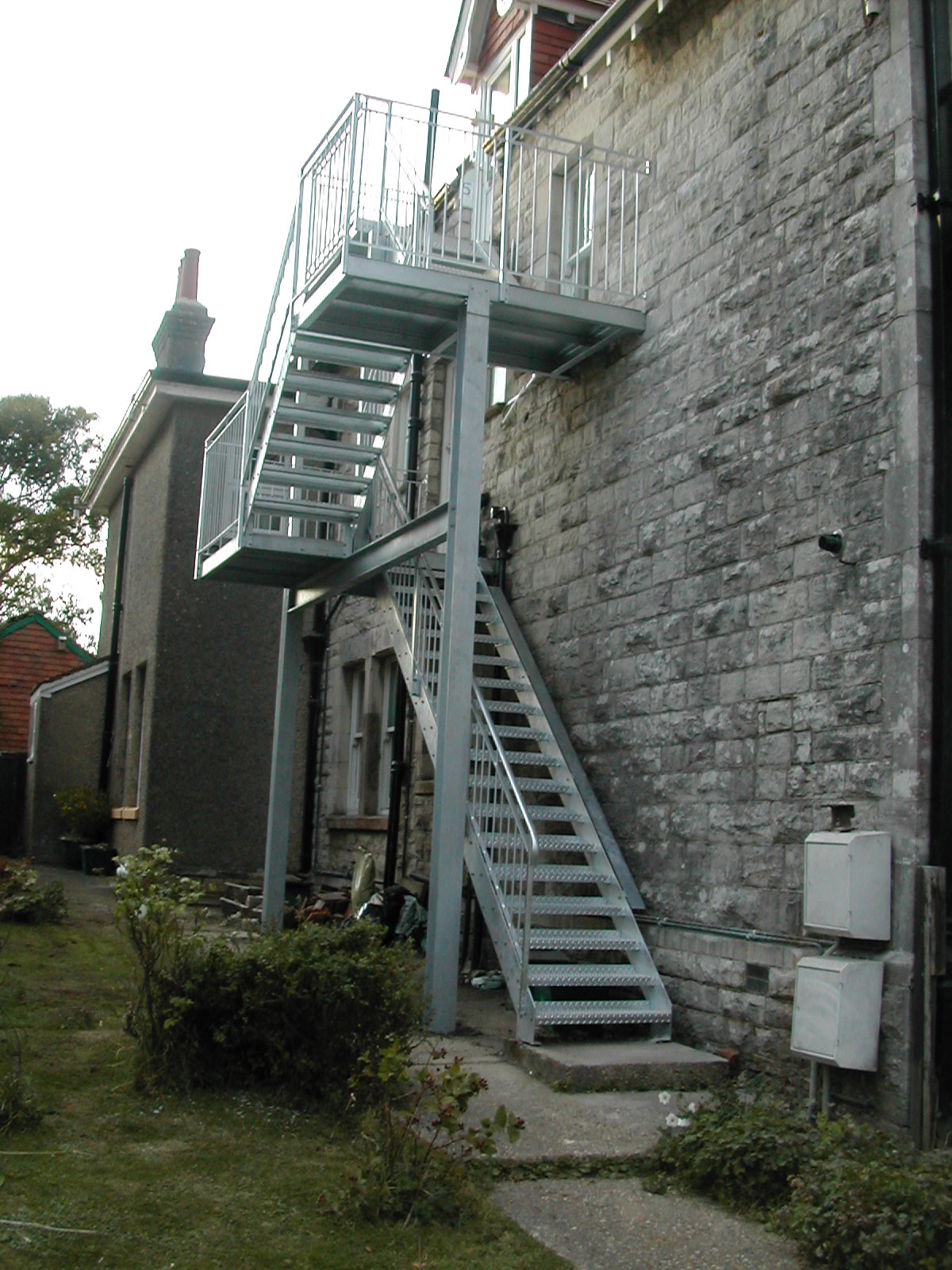Fire Escape for 1st and 2nd Floor Flats